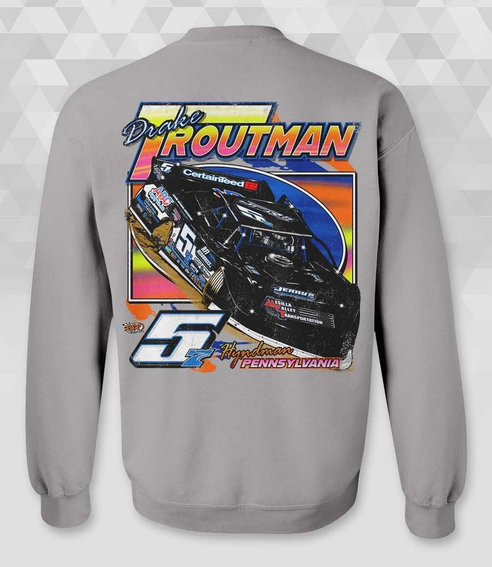 Grey Retro Crewneck