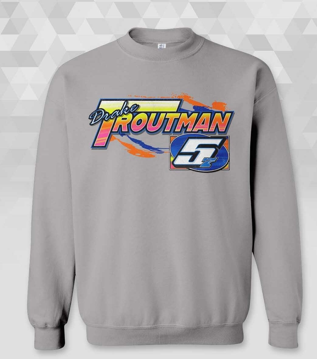 Grey Retro Crewneck