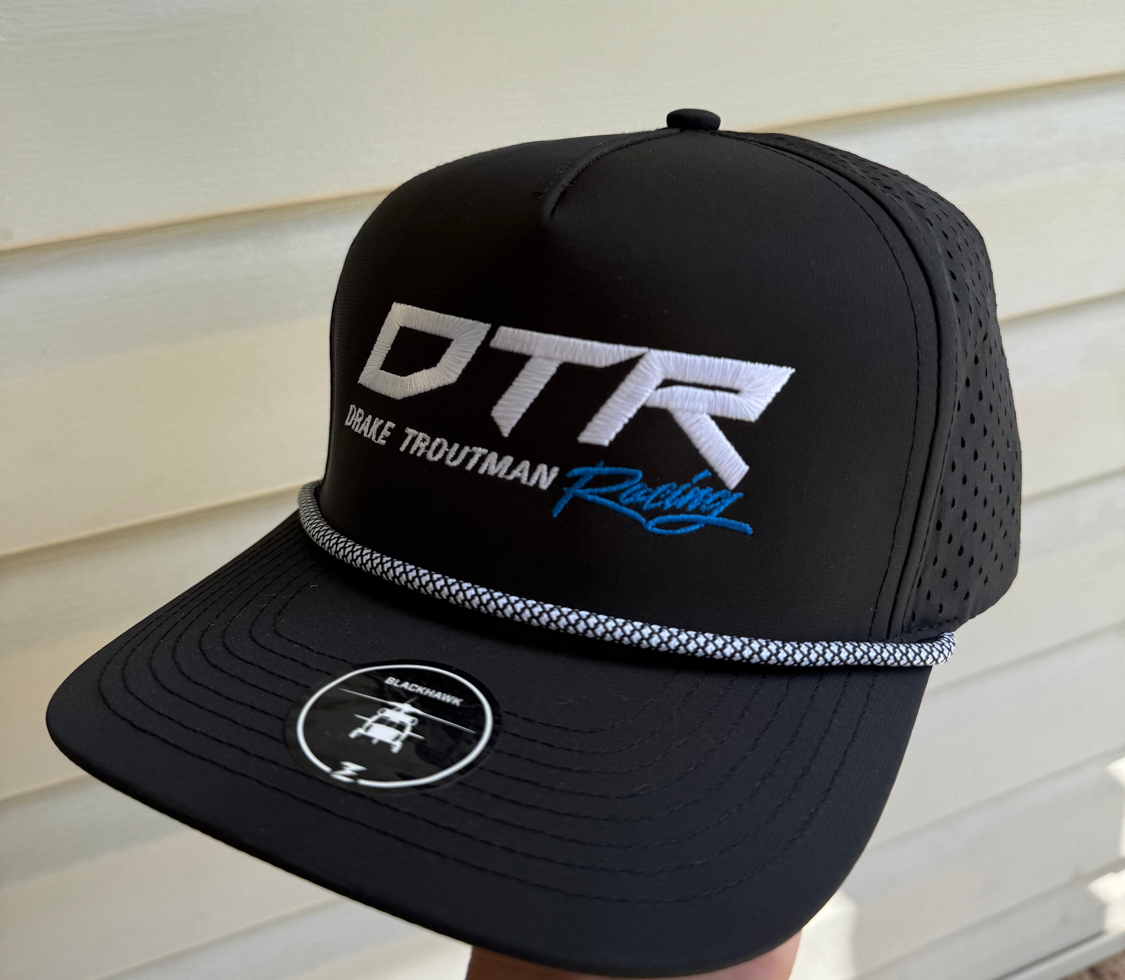 Black/White Performance Rope Hat
