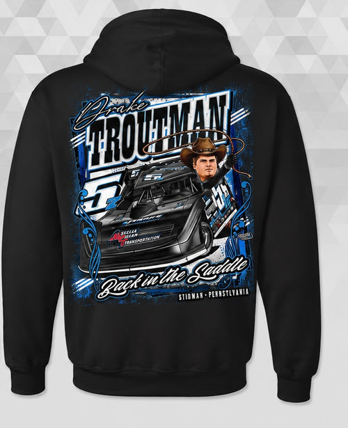 Black Back in the Saddle Hoodie
